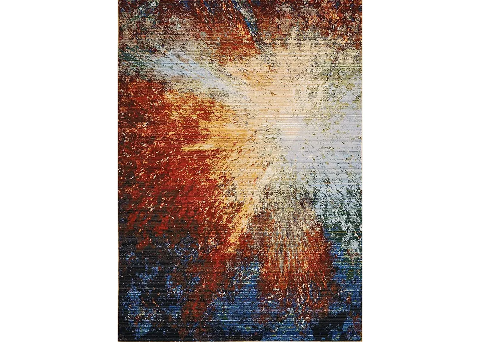 Nureen Red 5'6 x 8' Rug