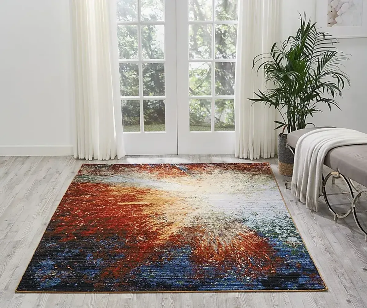 Nureen Red 9'9 x 12'8 Rug