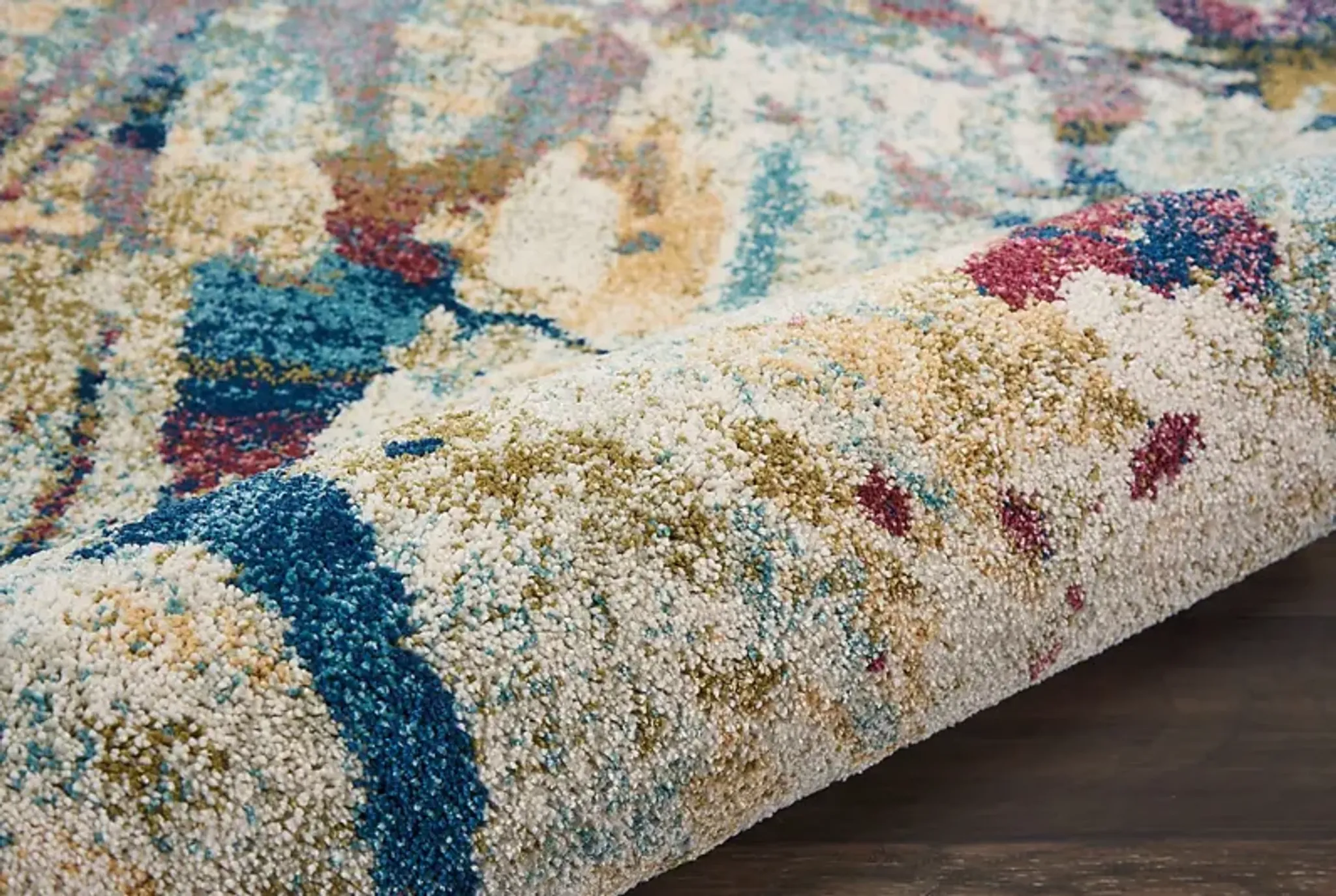 Color Strokes Cream 710 X 106 Rug Rooms To Go | Furniture.com