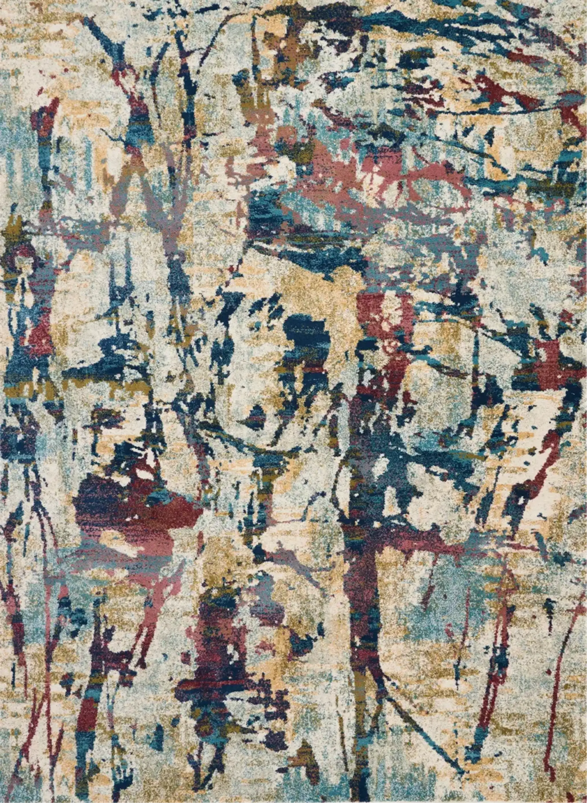 Color Strokes Cream 710 X 106 Rug Rooms To Go | Furniture.com