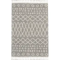 Graphic Patterns Silver 7'10 x 10'6 Rug