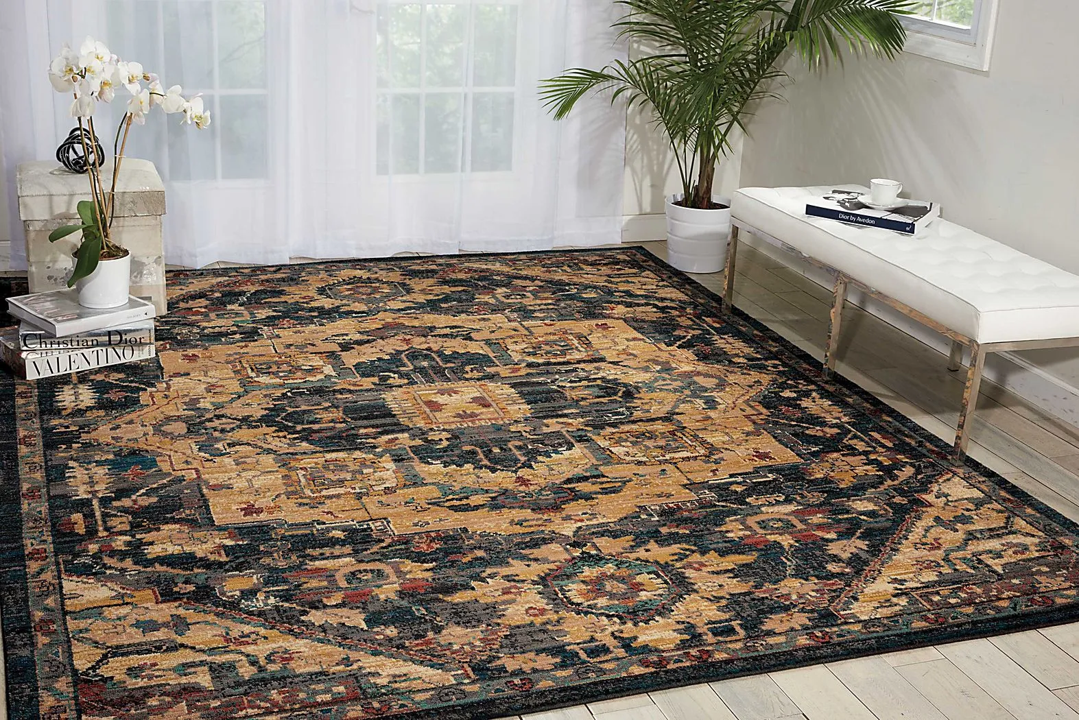 Jamestown Blue 5'3 x 7'5 Rug