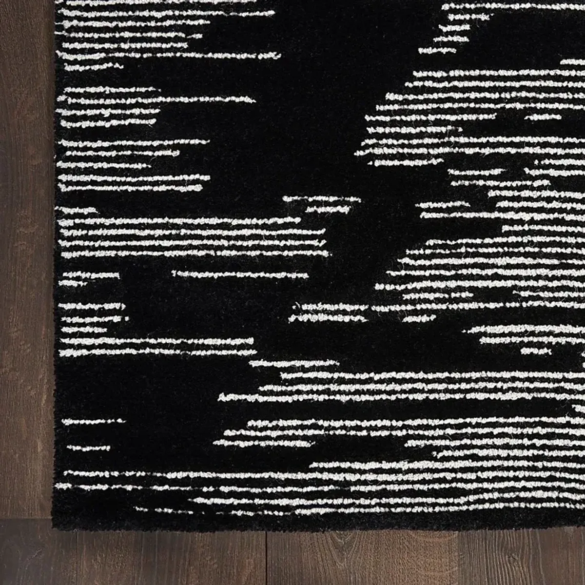 Silver Falls Black 5'3"" x 7'9"" Rug