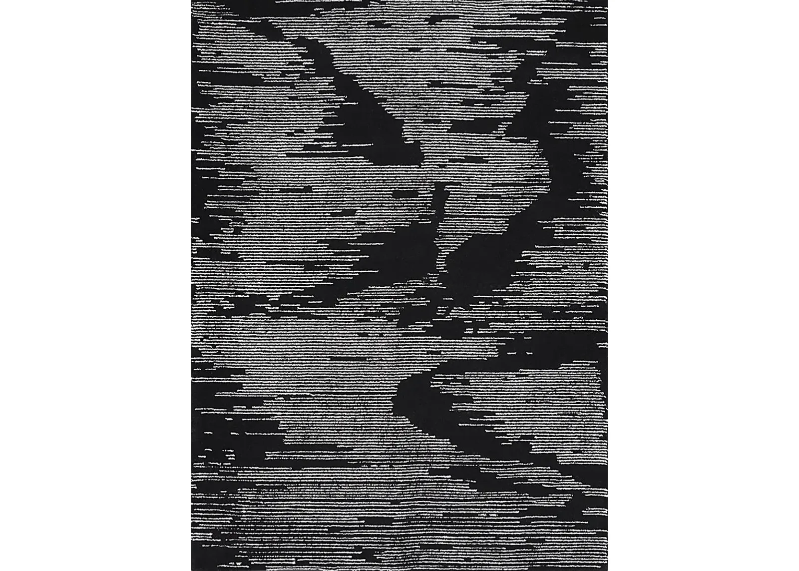 Silver Falls Black 5'3"" x 7'9"" Rug