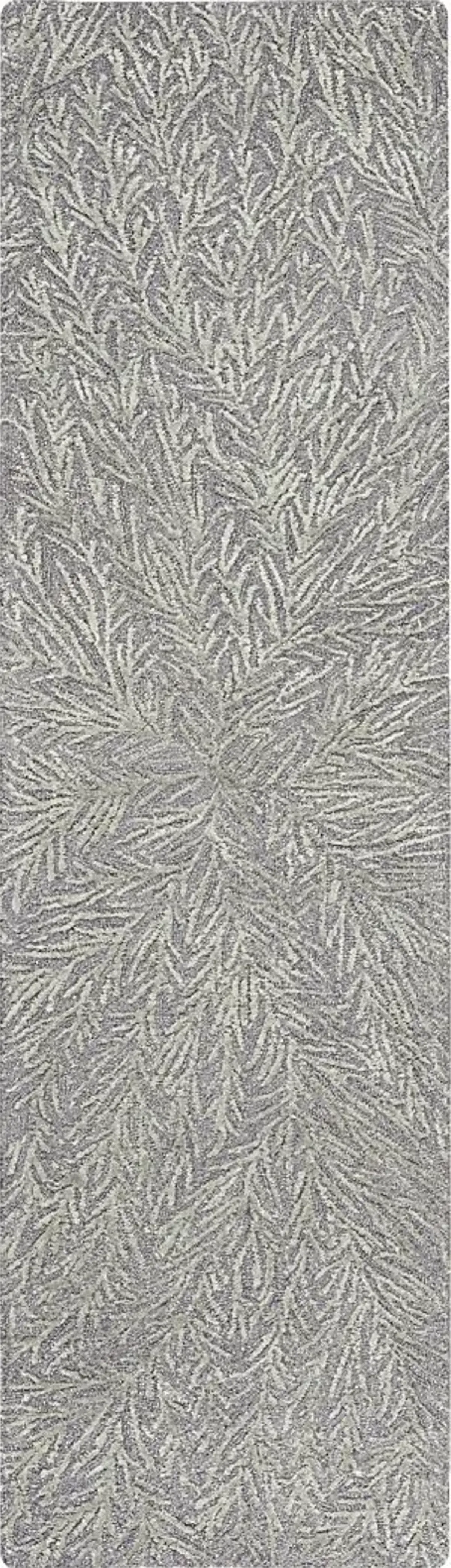 Vista Valley Gray 2'3"" x 8' Rug