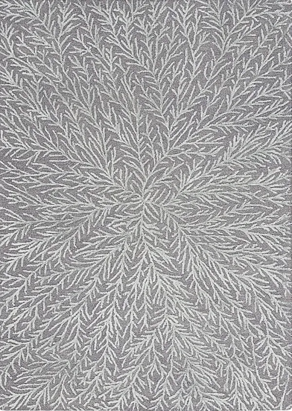 Vista Valley Gray 5'3" x 7'3" Rug