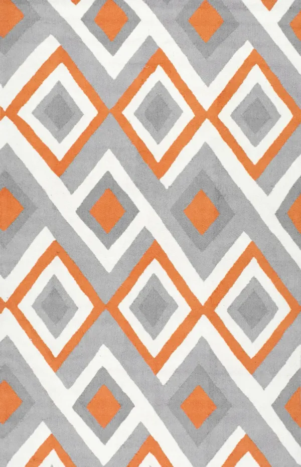 Interconnected Diamonds Rug