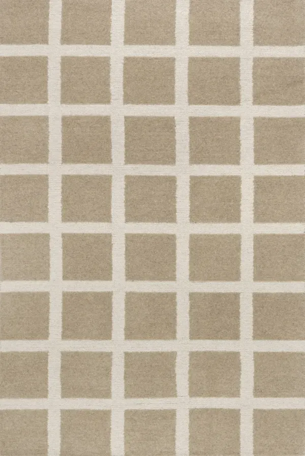 Nepenthe Checked Wool Rug