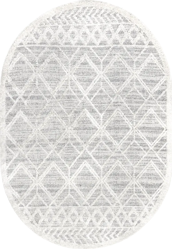 Shaggy Lattice Tassel Rug