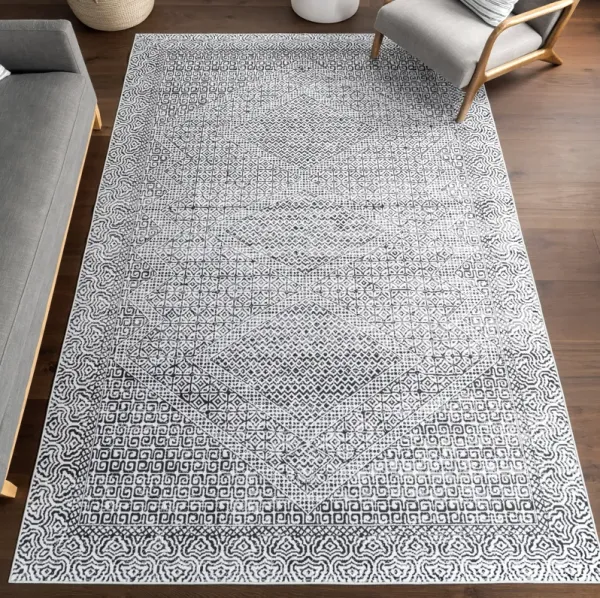 Diamond Mosaic Spill Proof Washable Rug