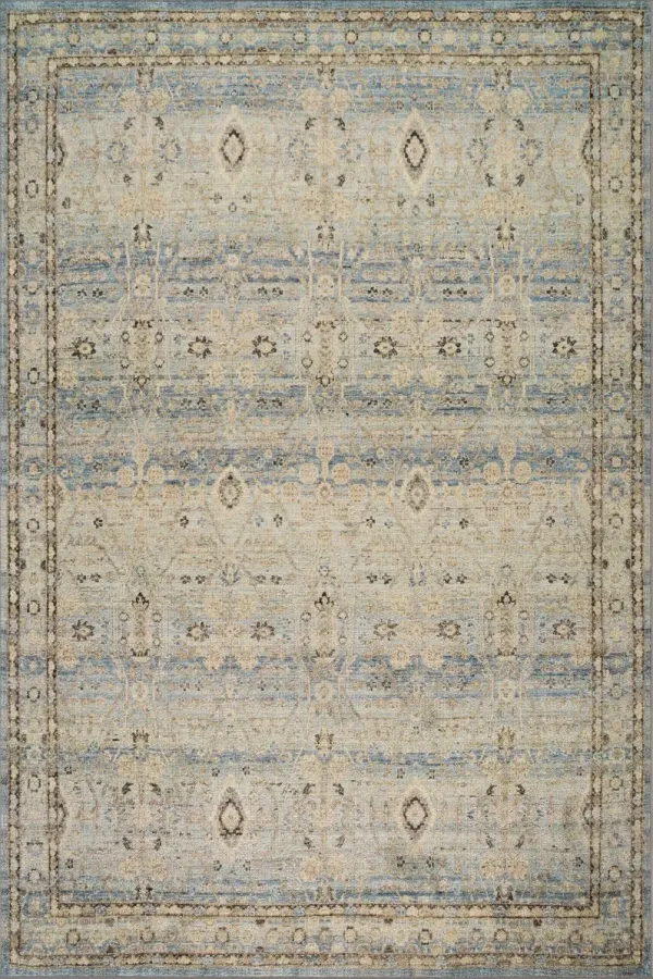 Tavara Traditional Bordered Washable Rug