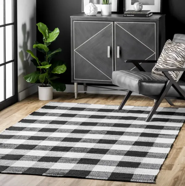 Flatwoven Buffalo Plaid Rug