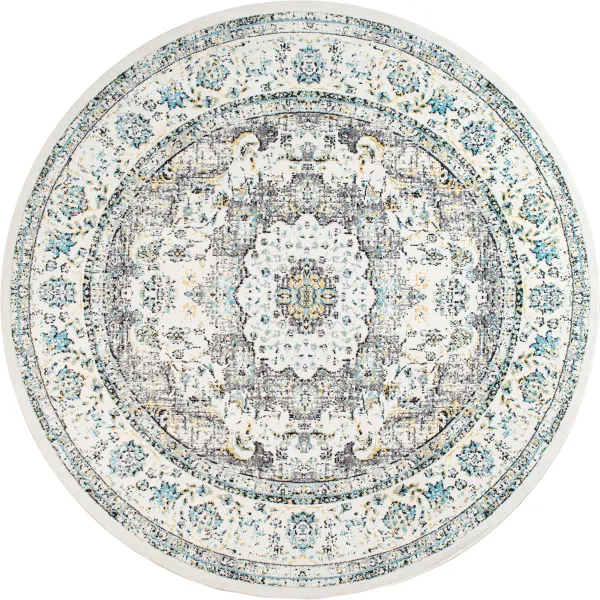 Distressed Persian Rug