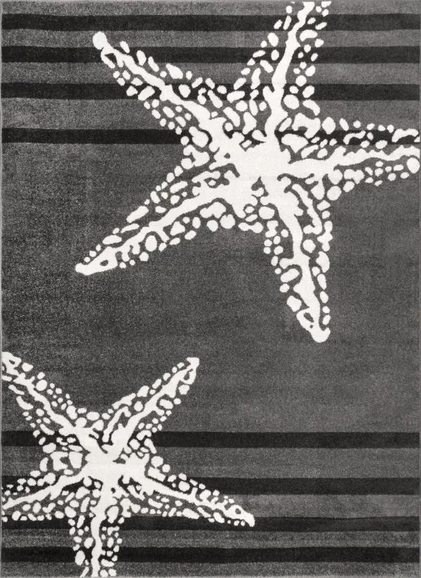Striped Starfish Rug