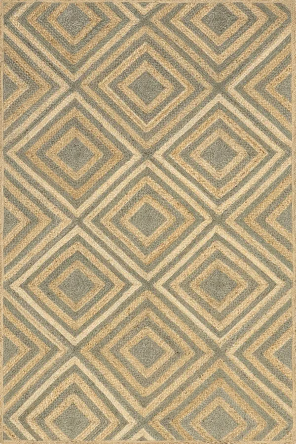 Dogwood Tiled Jute Rug