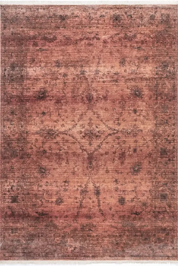 Subtle Herati Fringe Rug