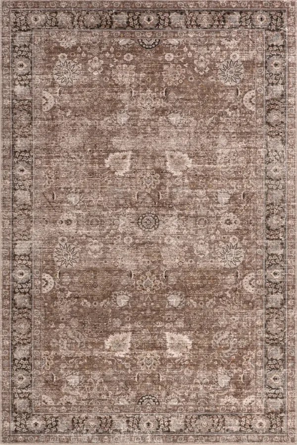 Bayberry Spill Proof Vintage Washable Rug