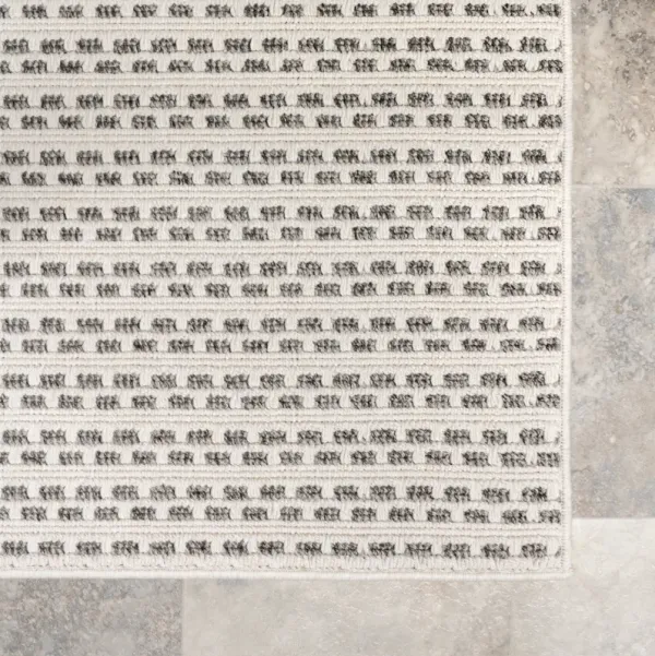 Lilian Textured Squares Indoor/Outdoor Rug
