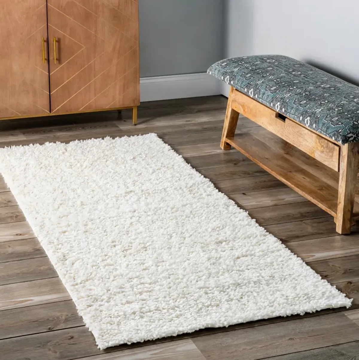 Sade Solid Shag Rug