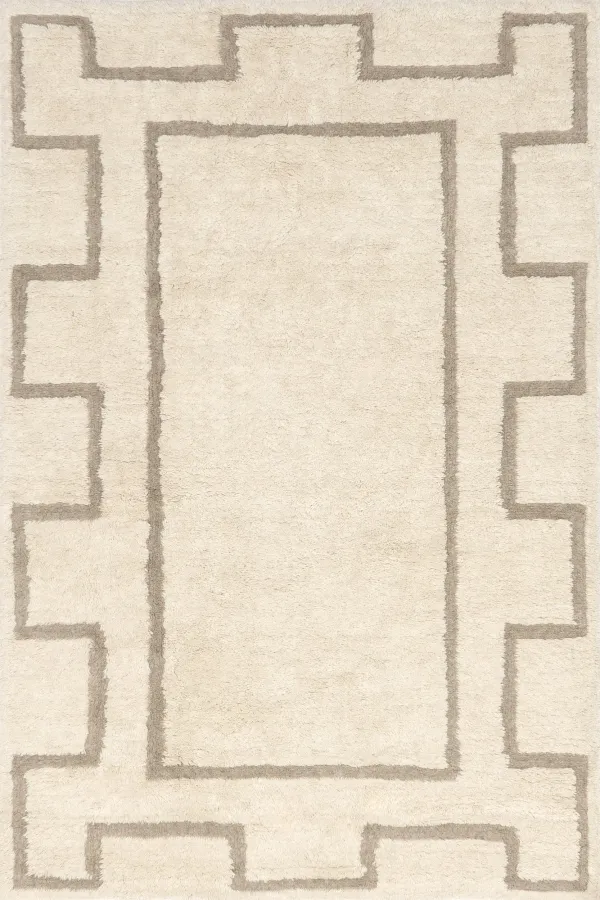 Anita Geometric Wool Washable Rug