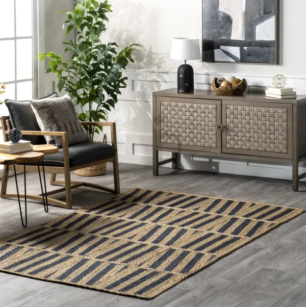 Lucine Jute Stripes Rug