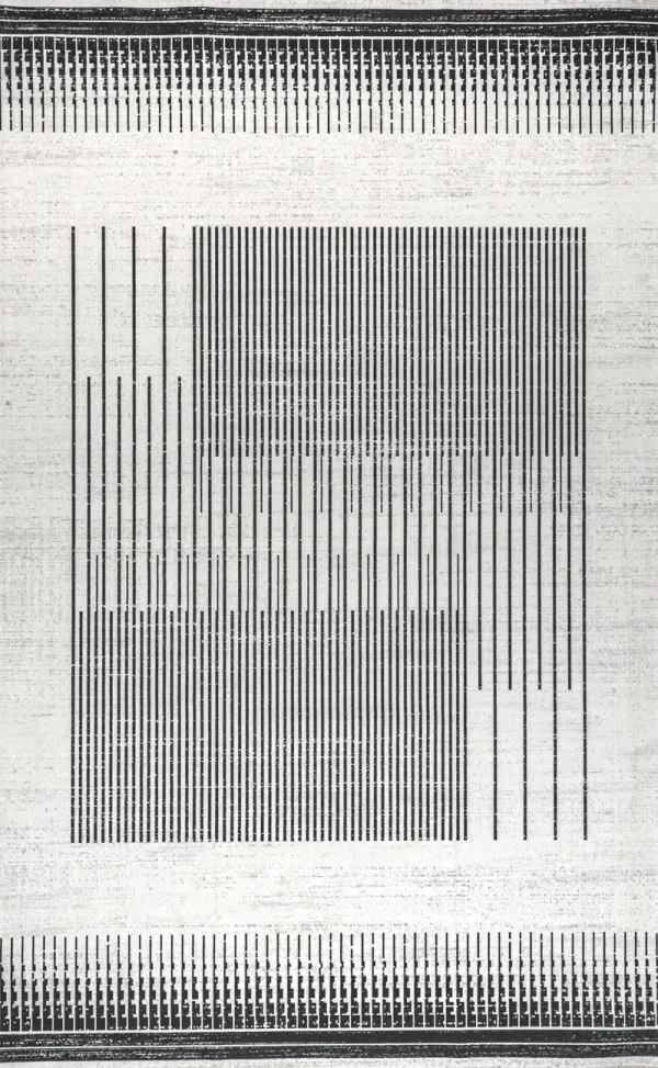 Eileen Linear Puzzle Washable Rug