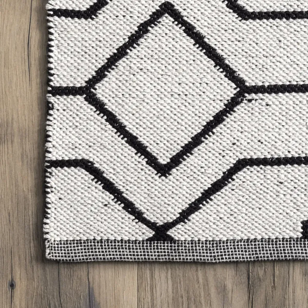 Jessica Reversible Cotton Trellis Rug