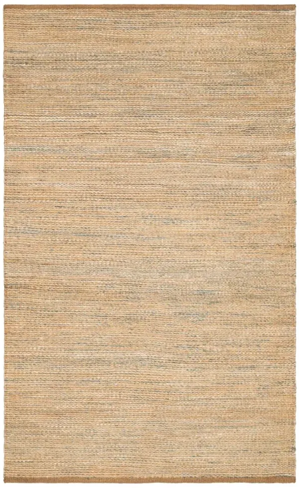 Mixed Stripe Handwoven Jute Rug