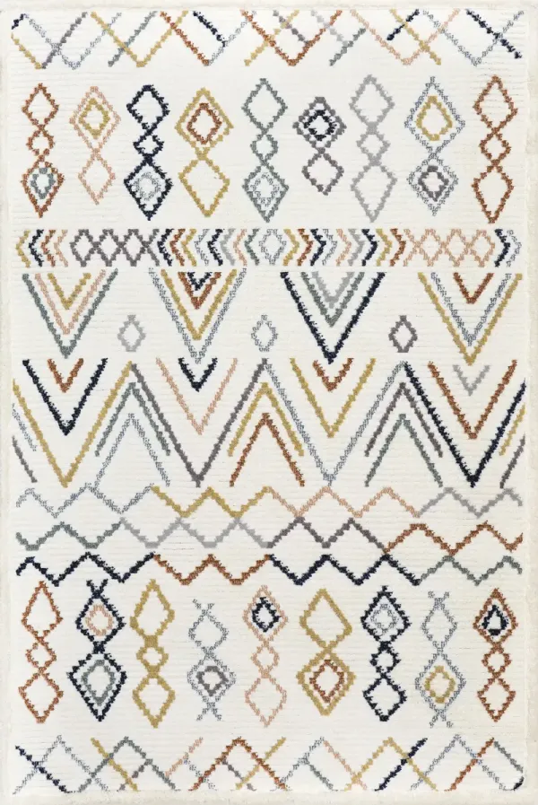 Adrianna Abstract Crosshatch Rug