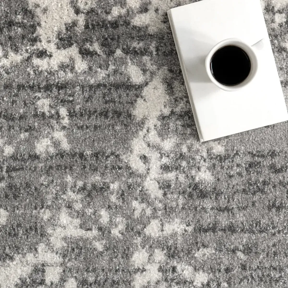 Ruby Distressed Mist Rug