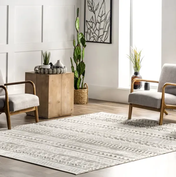 Emma Banded Geometric Rug