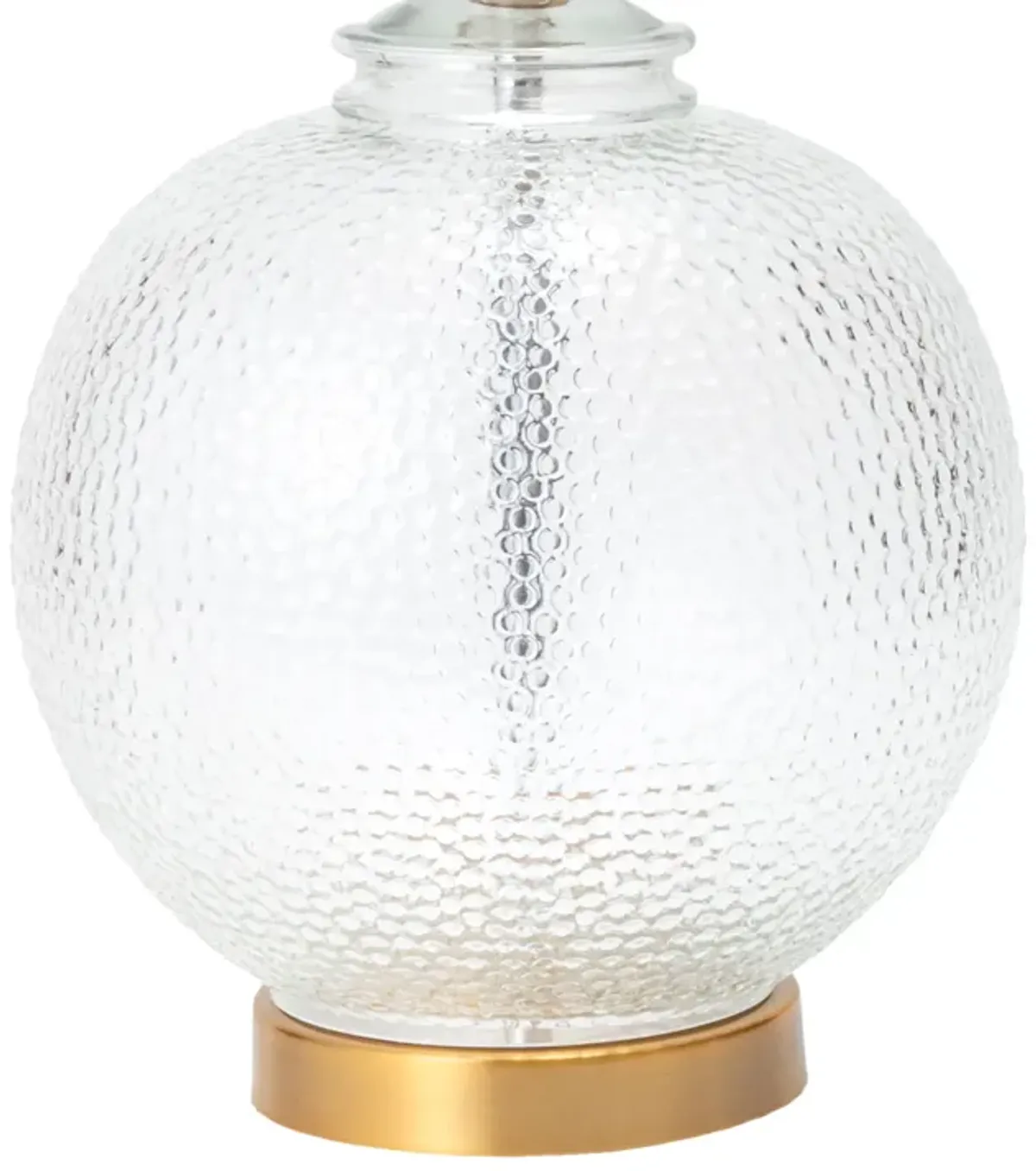23-inch Glass Oriental Vase Table Lamp
