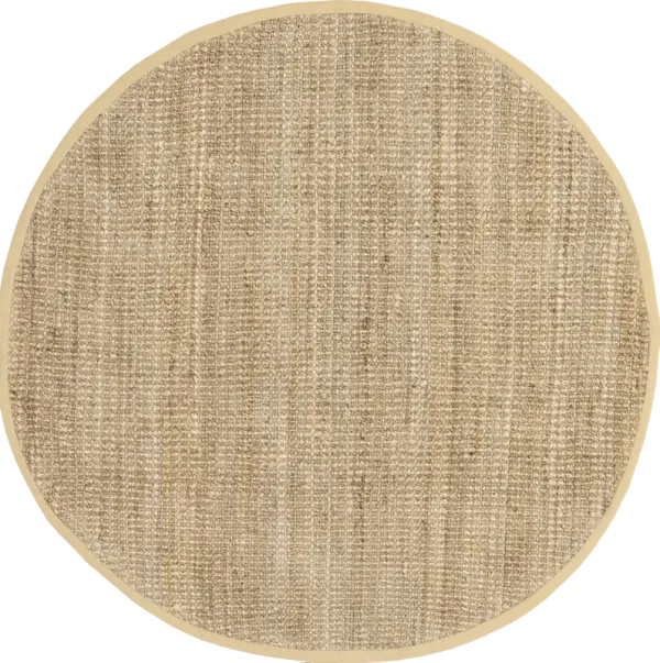 Chunky Jute Tasseled Rug