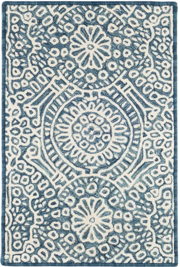 Temple Hand Micro Hooked Wool Custom Rug