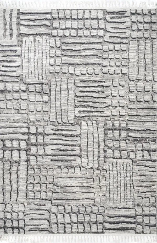 Monica Mosaic Tasseled Rug