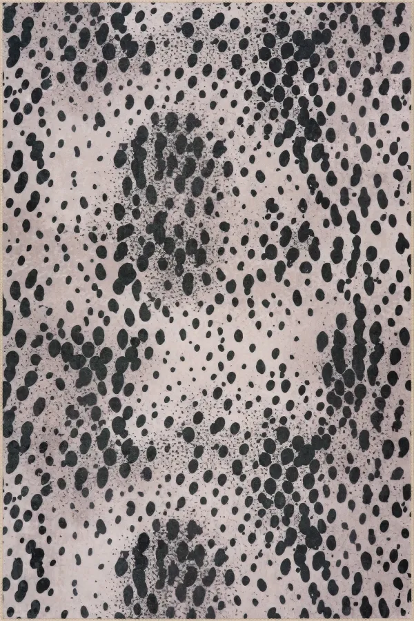 Aricela Modern Animal Print Washable Rug