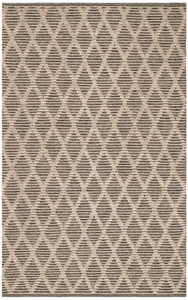 Textured Diamond Handwoven Cotton Rug