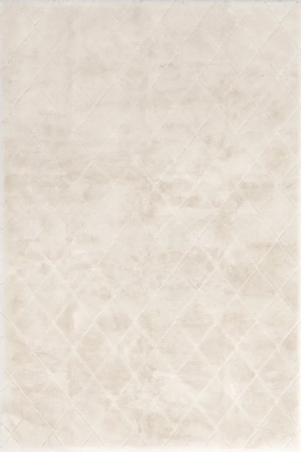 Jaylene Trellis Plush Cloud Washable Rug