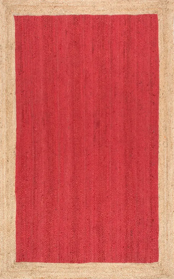 Jute Simple Border Rug