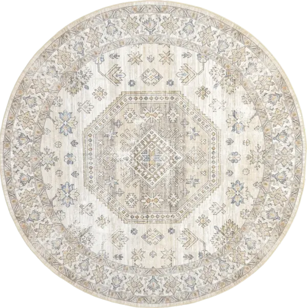 Timeless Charm Spill Proof Washable Rug