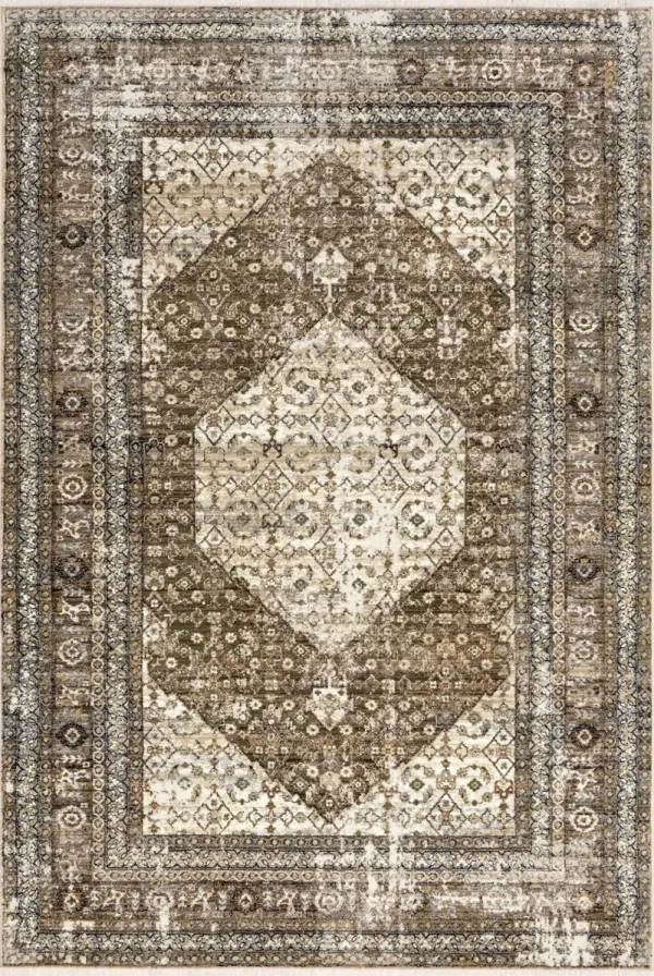 Vintage Medallion Fringe Rug