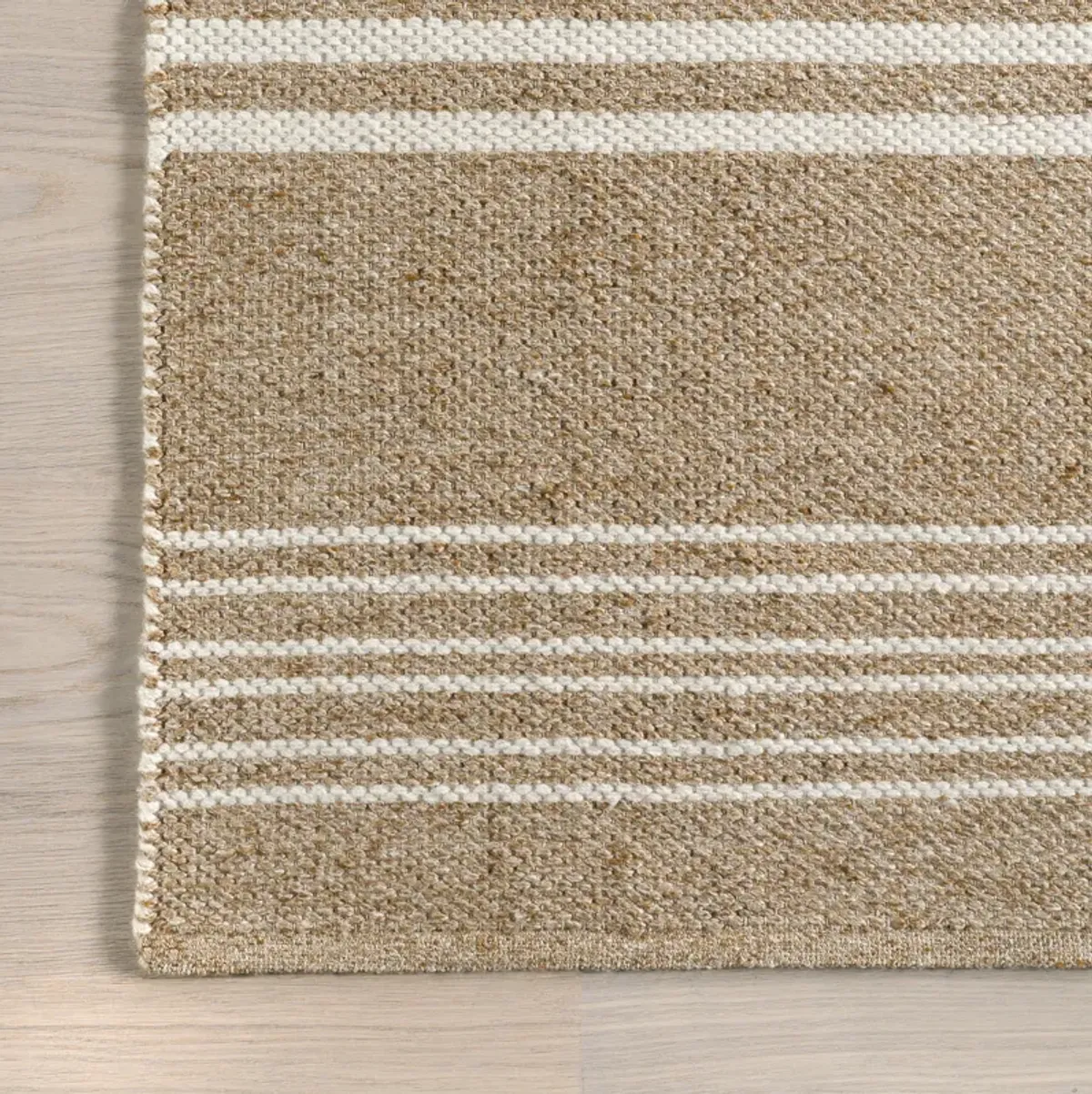 Birchwood Reversible Striped Wool Rug