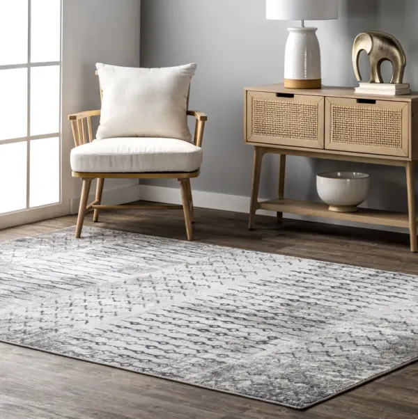 Penny Geometric Striped Rug