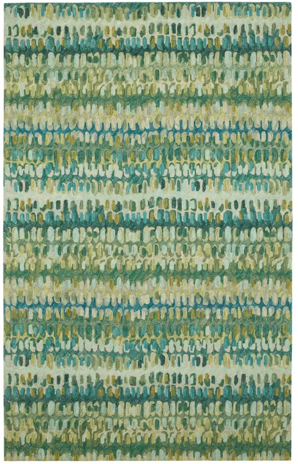 Paint Chip Hand Micro Hooked Wool Rug