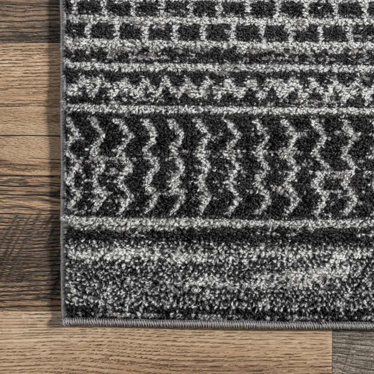 Banded Abacus And Stripes Rug