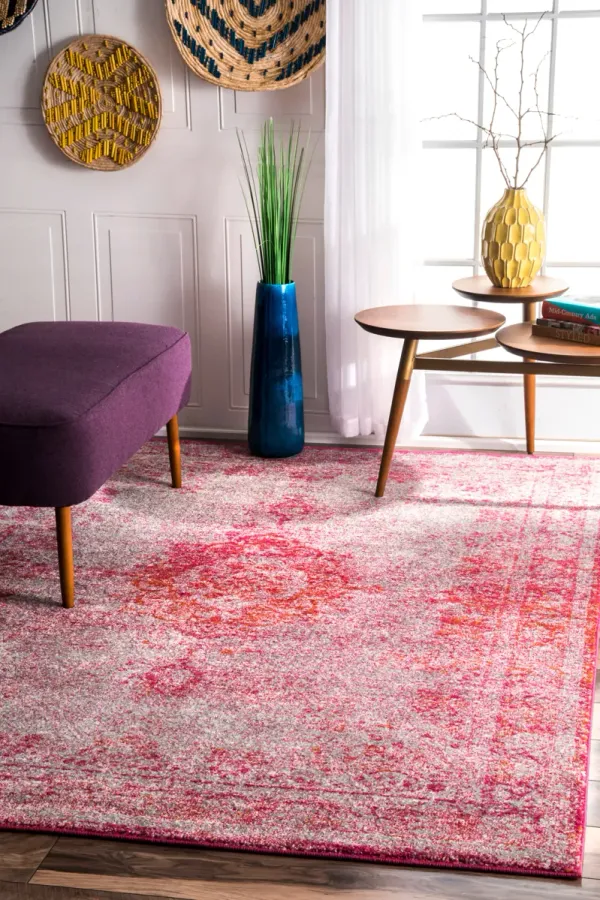 Sofia Overdyed Oriental Medallion Rug