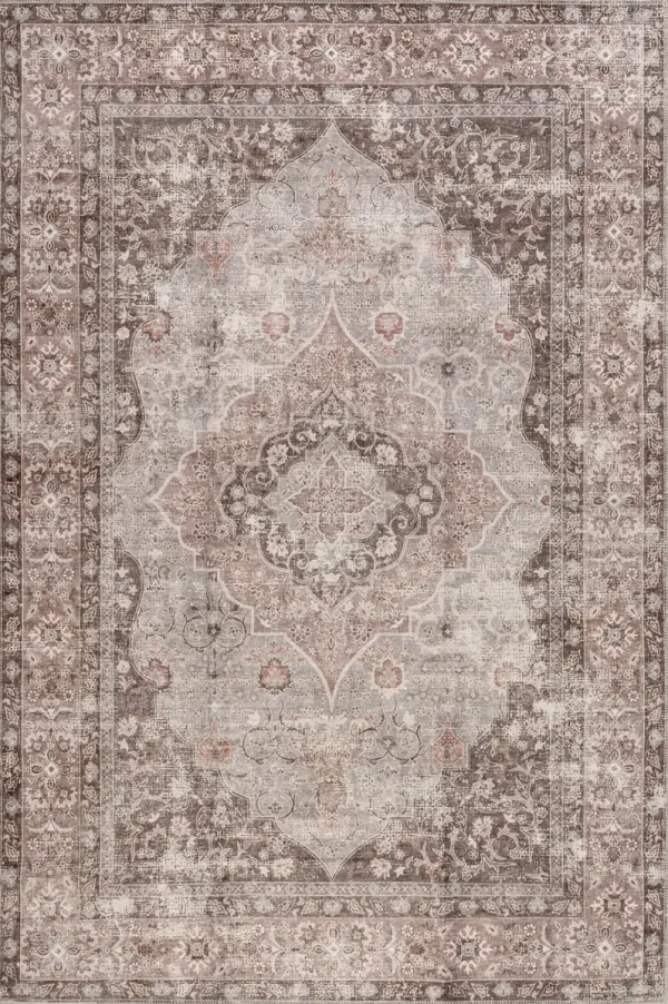 Gianna Blossom Spill Proof Washable Rug