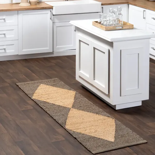 Jute Harlequin Trellis Rug