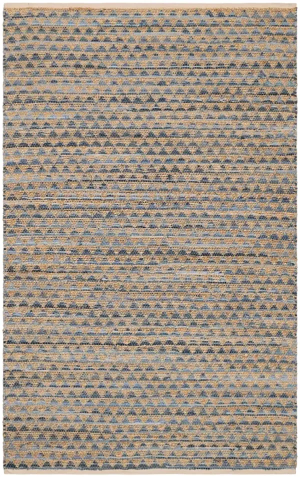 Geometric Rag Handwoven Jute Rug