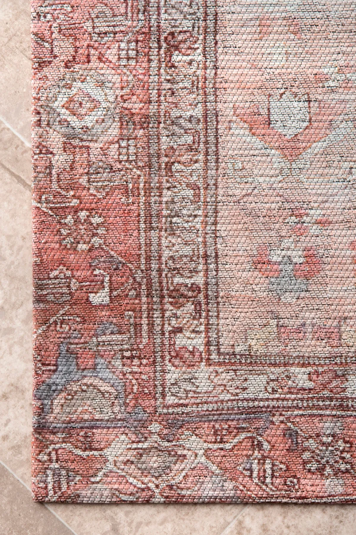 Iris Medallion Washable Rug